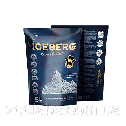 Силікогелевий наповнювач для котячого туалету Айсберг Iceberg, фото 1