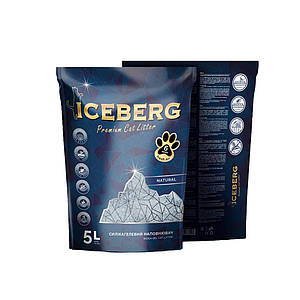 Силікогелевий наповнювач для котячого туалету Айсберг Iceberg