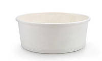 Контейнер для салатов и вторых блюд Turkey білий круглый 550мл d14,2 см h5,3 см бумажное (011105/50/400)