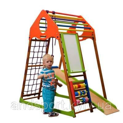 Дитячий спортивний комплекс для дому KindWood Plus SportBaby, фото 2