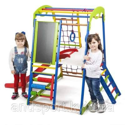 Дитячий спортивний комплекс для дому SportWood Plus 3 SportBaby, фото 2