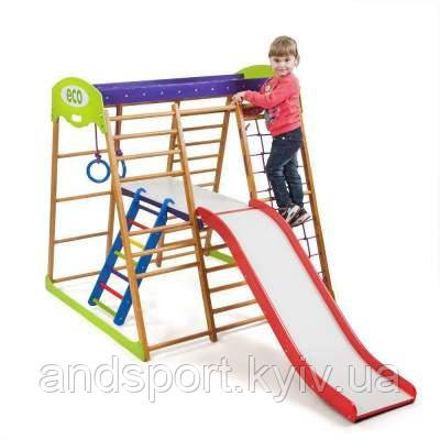 Дитячий спортивний комплекс для квартири Карамелька Plus 2 SportBaby, фото 2