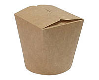 Коробка для локшини Turkey крафт 1pe 500 мл d8,2 см h9 см паперова (011956/50/500)