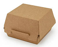 Коробка для бургера Turkey крафт/крафт 9,4х9,4 см h7 см бумажное (013800К/25/150)