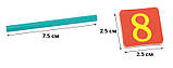 Математичний набір лічильних паличок (82 предмети) від Obetty, фото 4