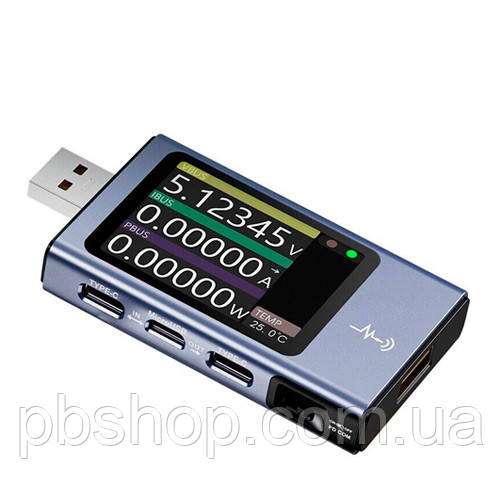 USB тестер струму, напруги, ємності, Bluetooth, FNIRSI FNB58