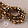Бусини кришталеві (Рондель) 8х6 мм виріб 65-70 намистин, золото металізований, фото 2