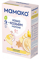 Мамако Каша на козьем молоке Пшеничная с грушей и бананом 6м+ (200г) 8437022039534