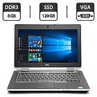 Ноутбук Dell Latitude E6420/14"/Core i5-2520M 2 ядра 2.5GHz/8GB DDR3/120GB SSD/HD Graphics 3000/Webcam