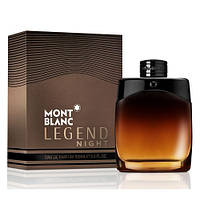 Mont Blanc Legend Night набор (миниатюра 7,5мл + бальзам после бритья 30мл + гель для душа 30мл)