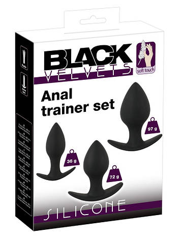 Набір із 3 анальних пробок Anal-Trainer-Set, фото 1