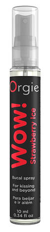 Спрей для збудження з охолоджуючим ефектом Wow! Strawberry Ice Bucal Spray, фото 2