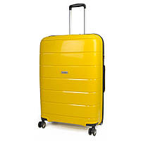 Чемодан Paklite Mailand Deluxe L Yellow на 4 колесах 102 л TL074249-89