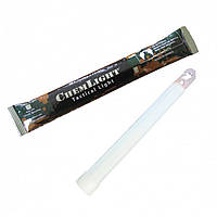 Химический источник света Cyalume Military Chemical Light Sticks 30 минут, Прозорий, Хімсвітло, Білий