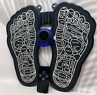 Масажер з пультом для ніг EMS імпульсний електричний килимок G-568. 8 режимів, 19 рівнів