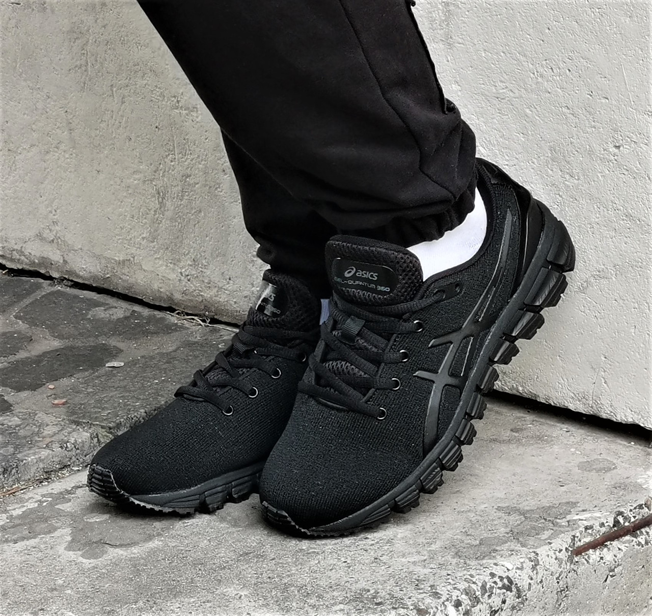 Купить Кроссовки Asics GEL Чёрные Мужские Асикс Гель (размеры: 41,42,43 ...