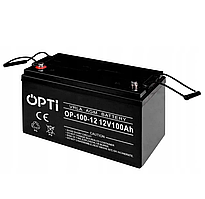 Акумулятор гелевий Opti AGM 100 Ah 12 Volt Polska