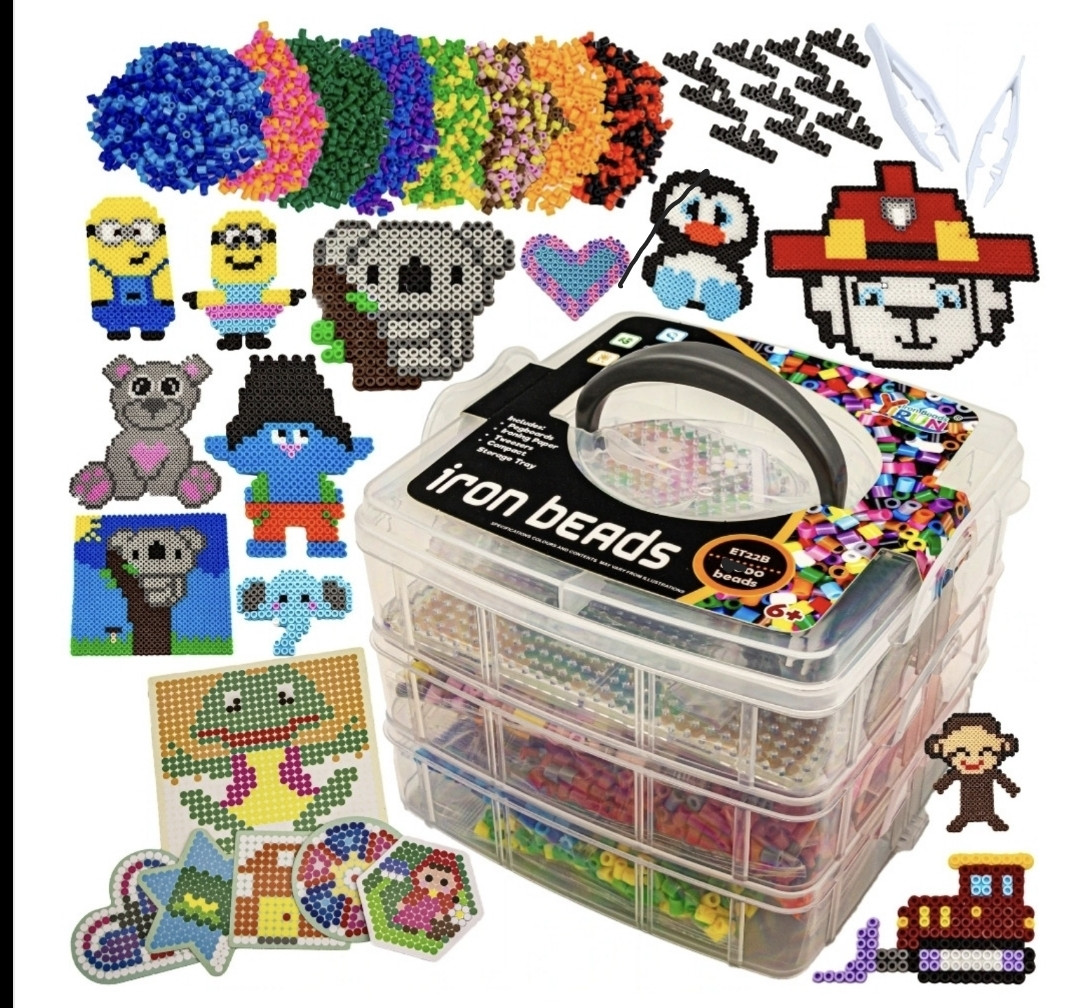 Набір для творчості термомозайка іron beads 3000 деталей