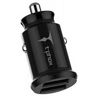 Зарядное устройство T-Phox Charger Set 2.4A Dual+Type-C cable 1.2m (Black) (T-S09 SET T B) - Вища Якість та