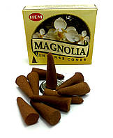 Благовония Magnolia "Магнолия" Hem конусные Индия