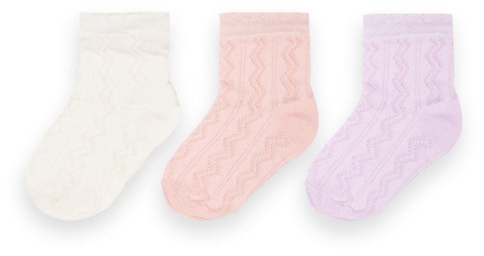 Дитячі ажурні шкарпетки Gabbi для дівчинки NSD-450 на зріст 8-10 (90450) (в уп. 6 шт)