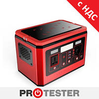 Пopтaтивнa зapяднa cтaнція 500W/720W(Max), 220V, 577,2Wh, 11.1V/52Ah (156000mAh/З.7V) PROTESTER PRO-PS500E