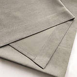 Комплект штори на тасьмі 2 шт з підхватами 180х250 см мікровел Сіро-беж вуаль 300 см Білий, фото 7