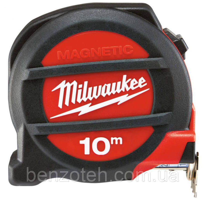 Рулетка Milwaukee PREMIUM 10 метрів із магнітом