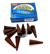 Пахощі Myrrh "Мірра" Hem конусні Індія, фото 2