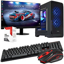 Сучасний Ігровий ПК ZEVS PC A730 AMD A10 4 Ядра + 8 GB DDR4 + Монітор 21.5 + Квавіатура + Мишка