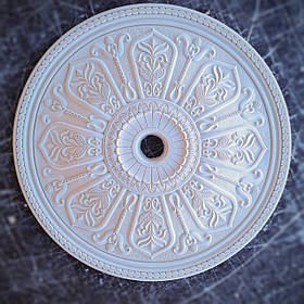 Розетка стельова з гіпсу р-85 Ø 650 мм, марокканська, кругла, арабська, ліпнина з гіпсу
