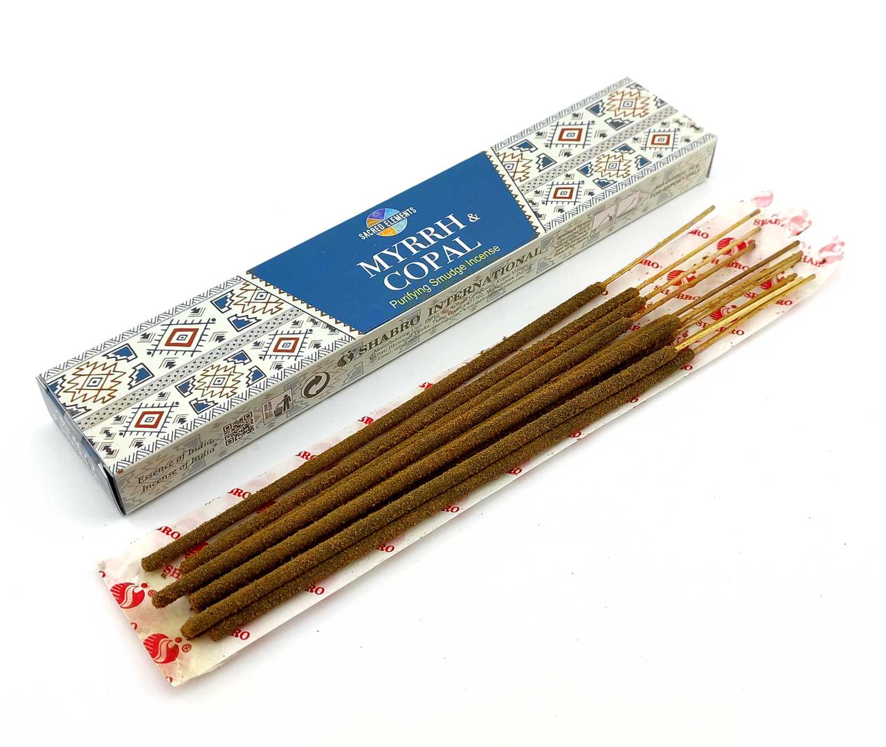 Натуральні пахощі Мірра і Янтар "Myrrh & Copal" Masala 15 Gms Індія, фото 1