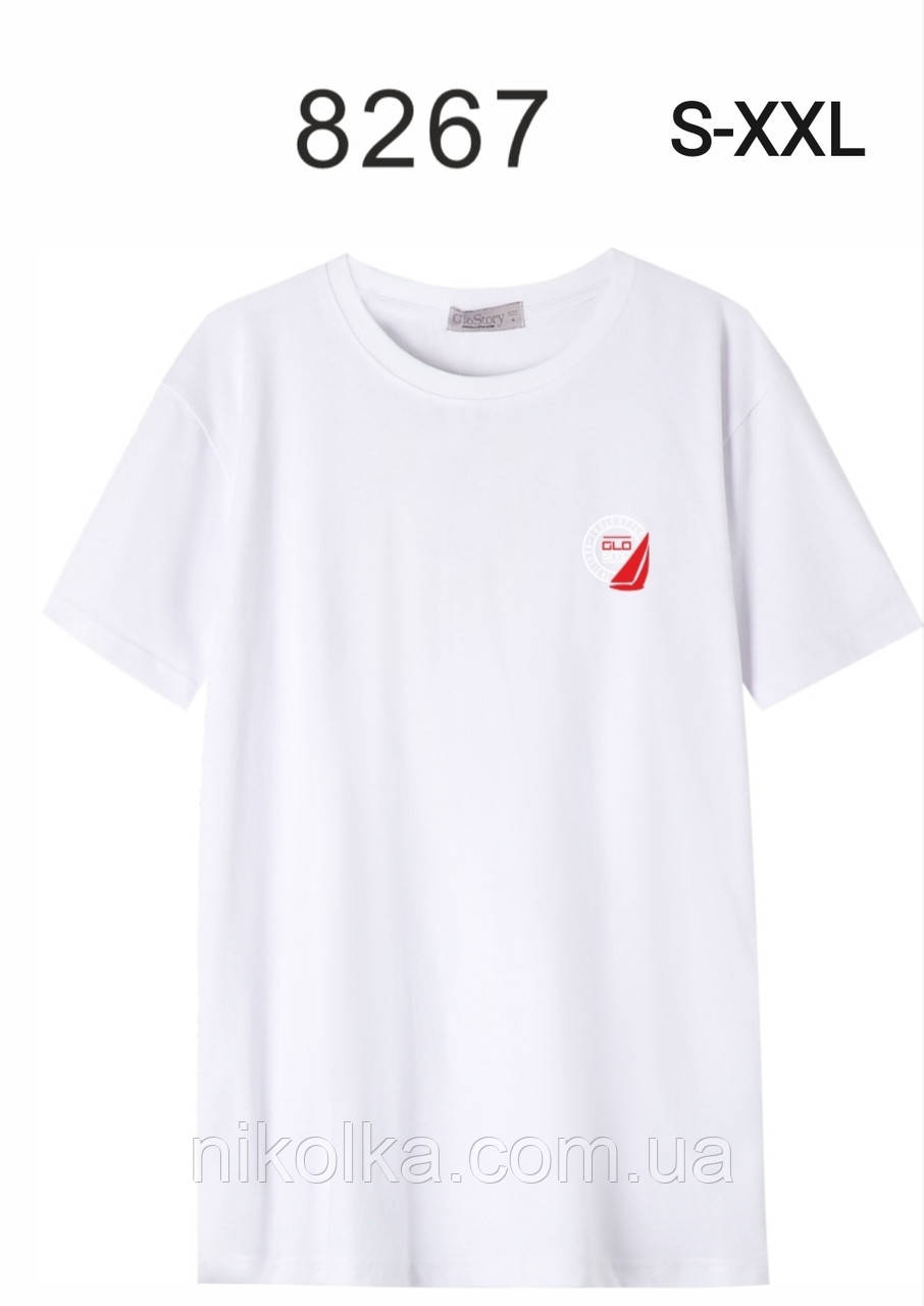 Футболки чоловічі оптом, Glo-story, S-XXL рр., арт. MPO-P8267, фото 1