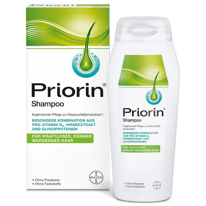 Шампунь для зміцнення волосся Bayer Priorin Shampoo 200 мл, фото 1