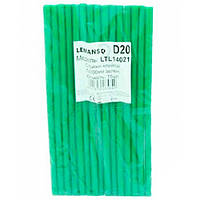 Стержни клеевые 7x200мм пачка 15шт зеленые Lemanso LTL14021