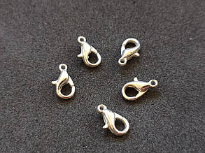 Замочок карабін 10мм*5мм, нікель