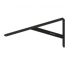 Кронштейн для полиці (370 мм) чорний