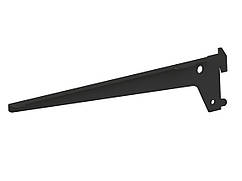Кронштейн одинарний (270 мм) для полиці (комплект 2 шт) чорний