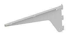 Кронштейн одинарний (320 мм) для полиці (комплект 2 шт) білий
