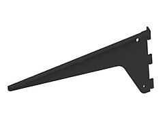 Кронштейн одинарний (370 мм) для полиці (комплект 2 шт) чорний