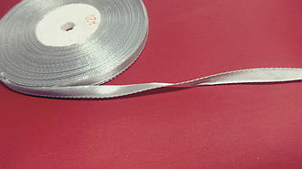 Стрічка атласна 0.6 см, сірий  (№151)