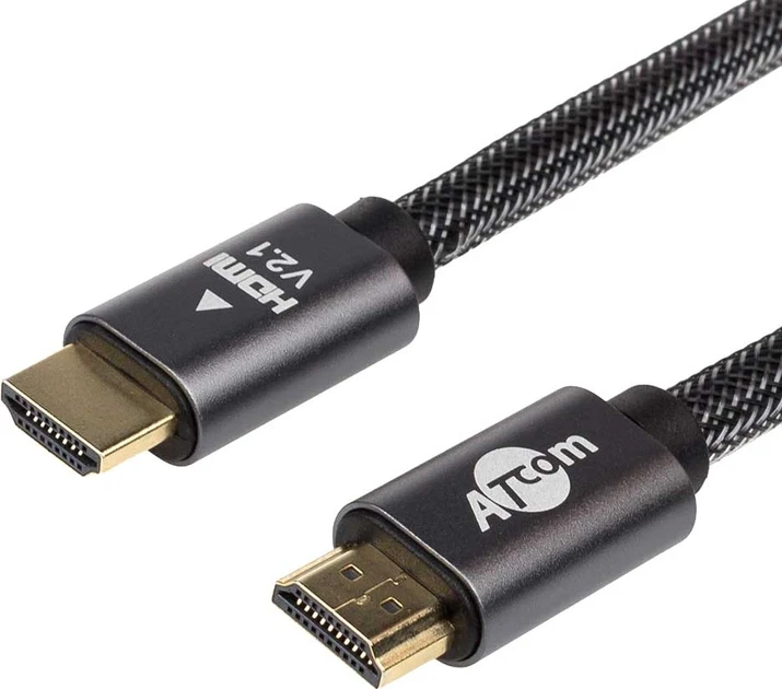 Кабель HDMI ATcom Premium v2.1, 4K, 2м NEW, фото 1