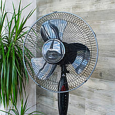 Вентилятор підлоговий Holmer HFS-1217B Black, фото 2