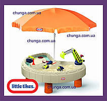 Пісочниця Стіл із парасолькою Little Tikes 401N Весела конструкція