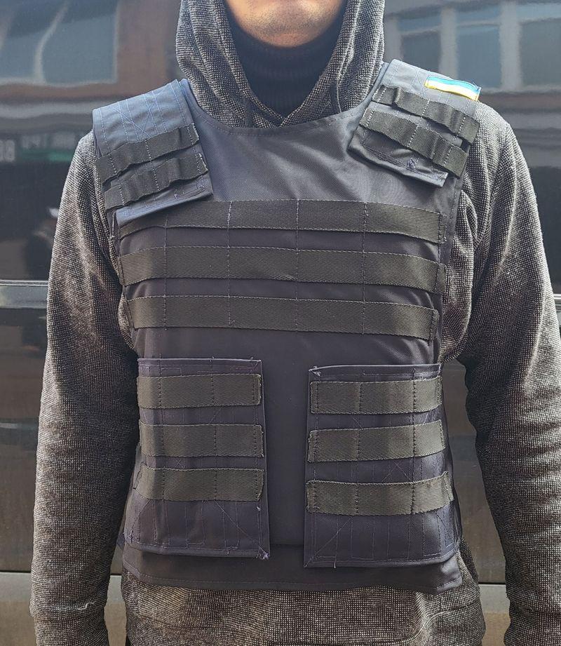 Купить CASADA Бронежилет 3-го класса ДСТУ 8782:2018 Серо-черный, цена ...
