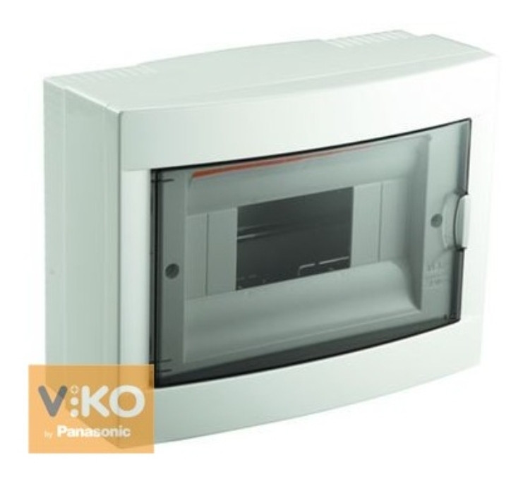 Коробка під 8 автоматичних вимикачів VIKO накладна