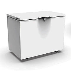 Морозильна скриня 400 л Nix Solid, глуха кришка(-18…-25°С), 4 кошика, торгова морозильна камера з глухою кришкою