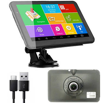 GPS Навігатор 7", G732 + DVR / Автомобільний навігатор з камерою на Android / Відеореєстратор в машину
