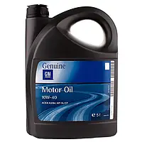 Масло моторное полусинтетическое GENERAL MOTORS "Motor Oil 10W-40" 5л