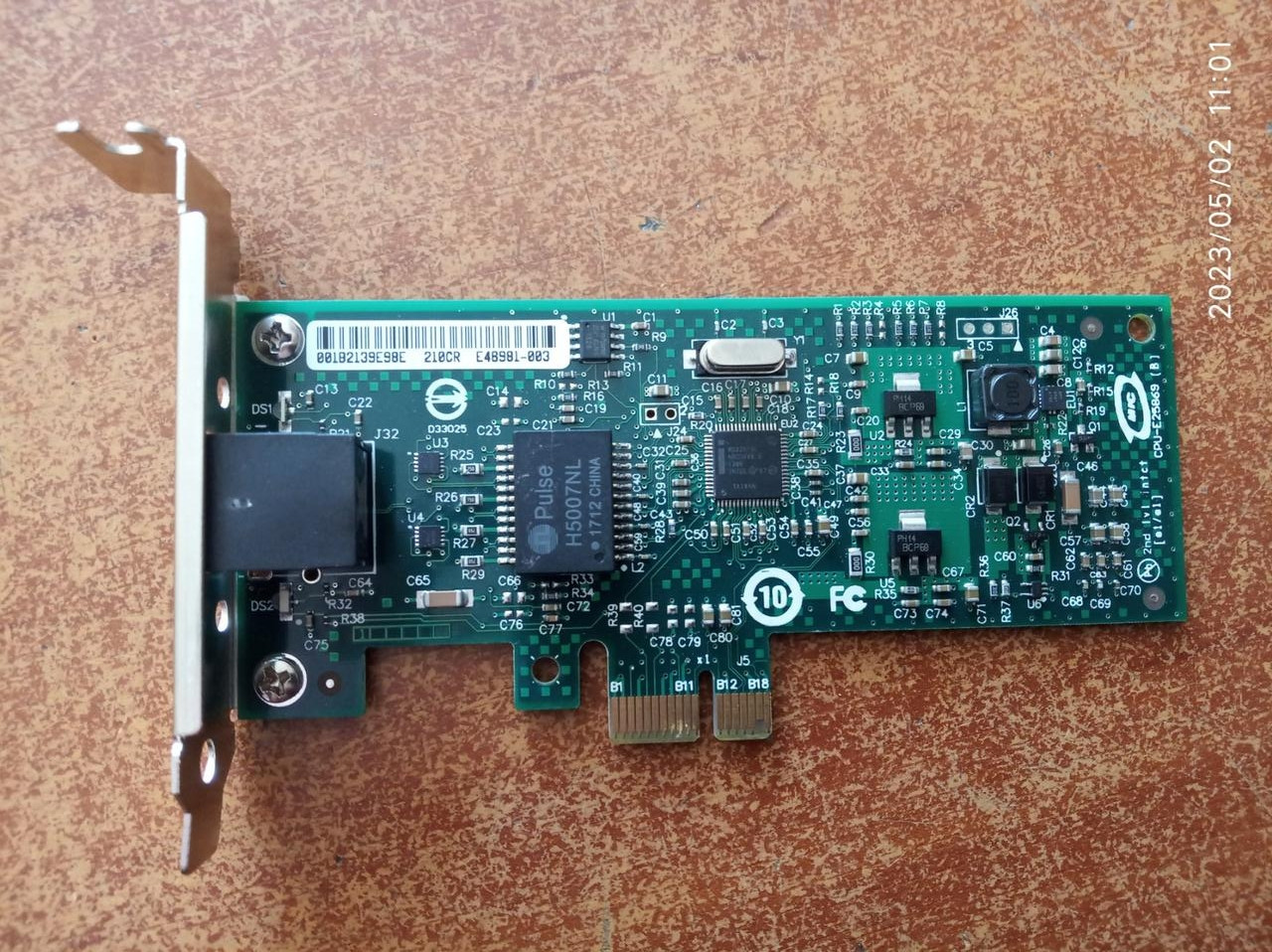 Мережева карта Intel Gigabit Ethernet EXPI9301CTBLK 893647 Low Profile Intel 82574L, фото 1